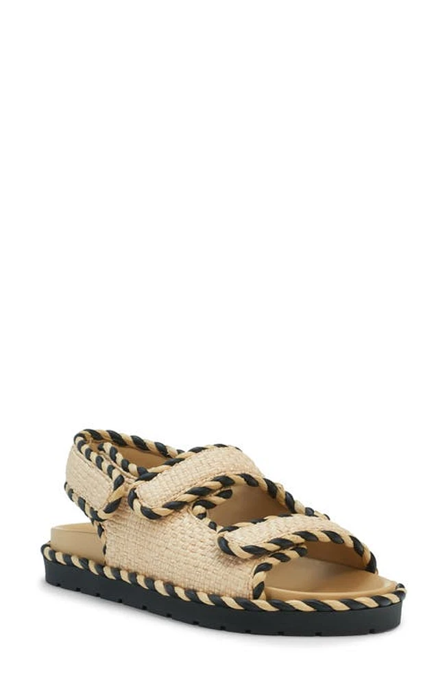 Bottega Veneta Jack Slingback Sandal Natural/Black at Nordstrom,