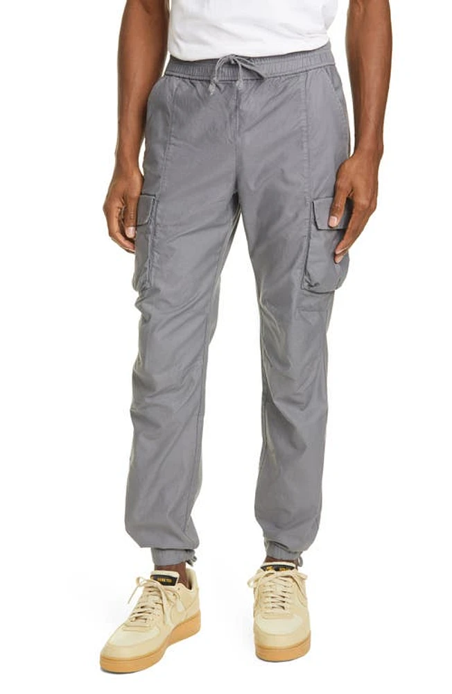 John Elliott Back Sateen Cargo Pants Charcoal at Nordstrom,