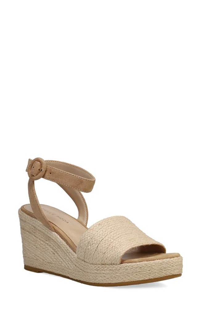 Pelle Moda Wilder Espadrille Wedge Sandal in Natural at Nordstrom, Size 7.5