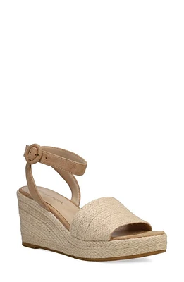 Pelle Moda Wilder Espadrille Wedge Sandal in Natural at Nordstrom, Size 7.5