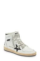 Golden Goose Sky-Star High Top Sneaker White/Black at Nordstrom,