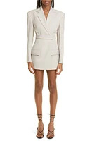 Alexander Wang Dry Wool Twill Blazer Dress at Nordstrom,