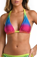 La Blanca Halter Bikini Top Multi at Nordstrom,