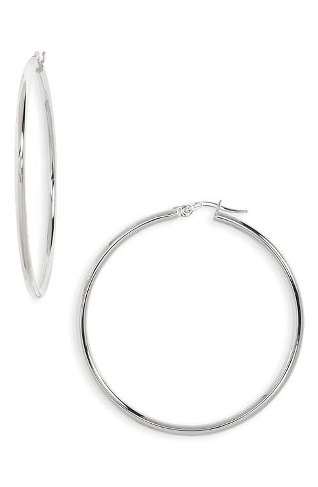 Roberto Coin Hoop Earrings in Wg at Nordstrom