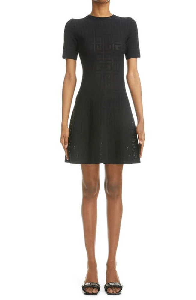 Givenchy 4G Logo Knit Minidress at Nordstrom,