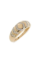 Kimai Lab Created Diamond Dome Ring in Yellow at Nordstrom, Size 6