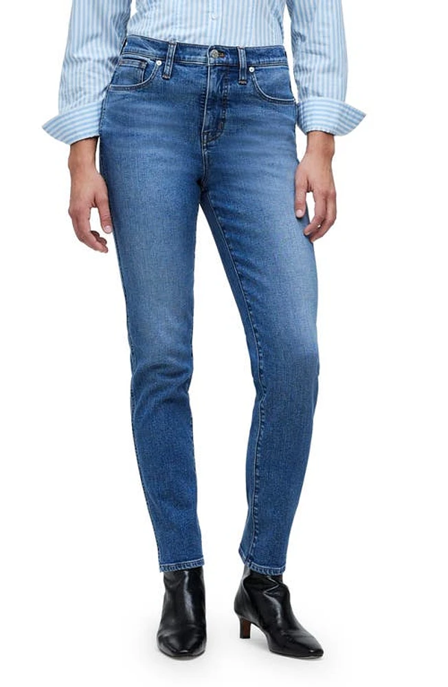 Madewell High Waist Stovepipe Jeans Heathridge Wash at Nordstrom,