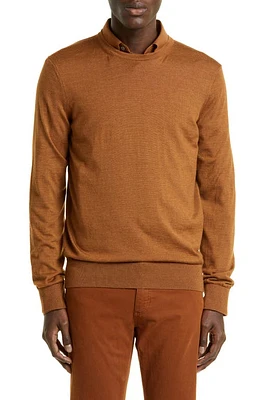 ZEGNA Men's Cashseta Cashmere & Silk Sweater Vicuna at Nordstrom, Us