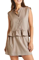 Splendid Alice Sleeveless Peplum Button-Up Shirt at Nordstrom,