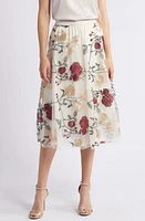 NIKKI LUND Virginia Floral Midi Skirt at Nordstrom,