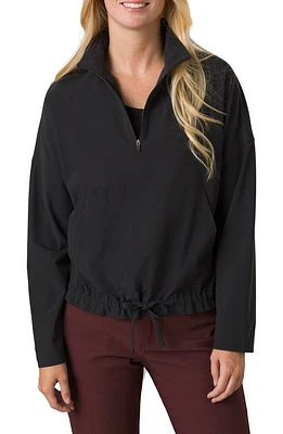 prAna Railay Half Zip Pullover in Black at Nordstrom, Size Small