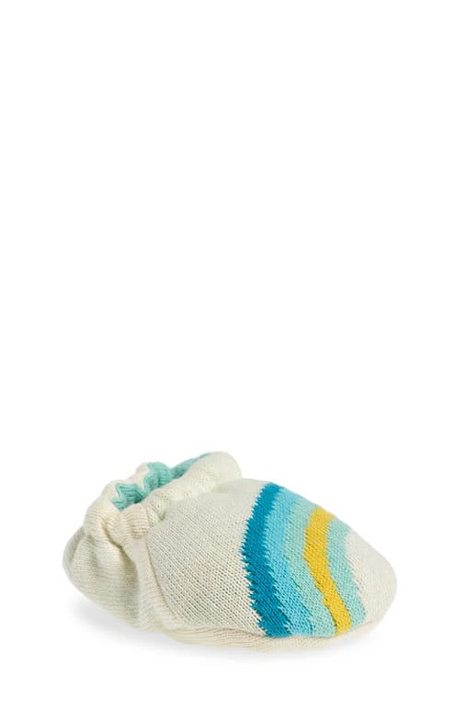 Pink Lemonade Rainbow Knit Crib Shoe in Blue at Nordstrom