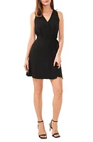 halogen(r) Sleeveless Wrap Minidress at Nordstrom