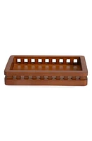 Kassatex Osaka Acacia Wood Soap Dish in Medium Brown at Nordstrom