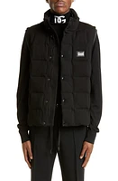 Dolce & Gabbana Logo Plaque Quilted Vest Black at Nordstrom, Us