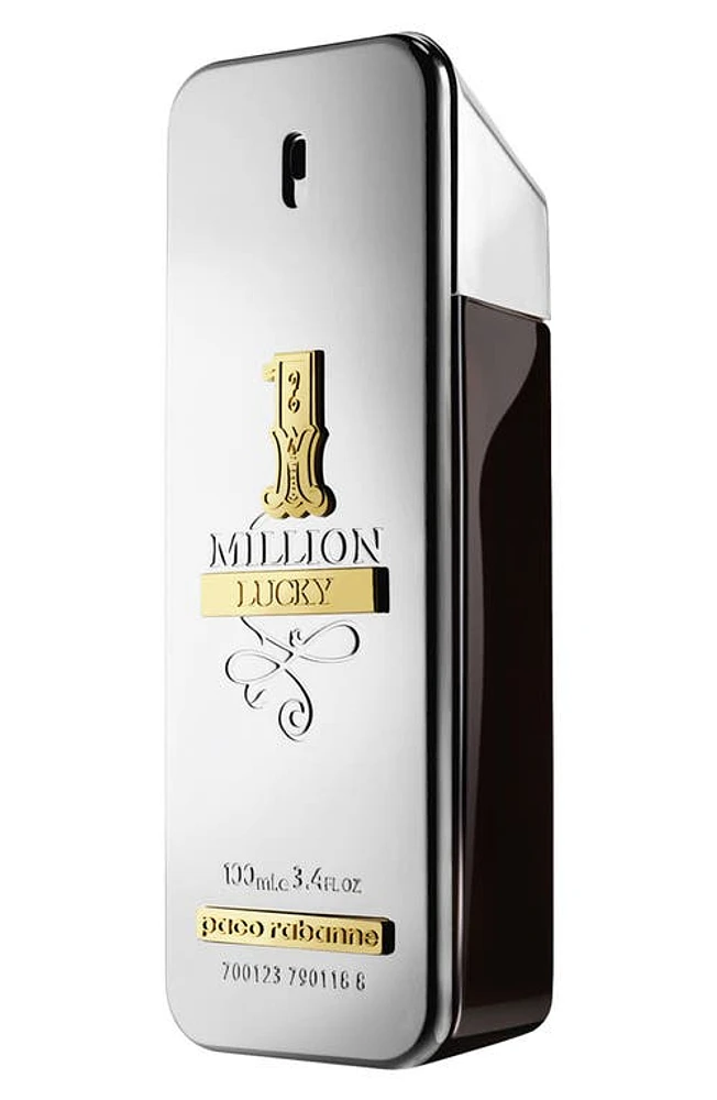 Rabanne 1 Million Lucky Eau de Toilette at Nordstrom, Size 3.4 Oz