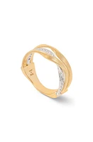 Marco Bicego Marrakech Stacked Pavé Diamond Ring in Yellow Gold at Nordstrom, Size 7