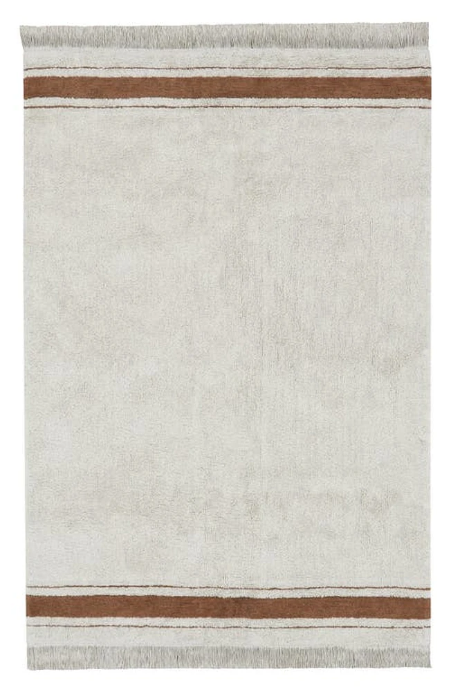 Lorena Canals Gastro Washable Cotton Blend Rug in Toffee at Nordstrom, Size Medium