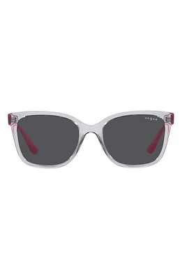 VOGUE 54mm Pillow Sunglasses in Transparent Grey at Nordstrom