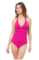 Profile By Gottex Phoebe Halter Tankini Swim Top Fuchsia at Nordstrom,