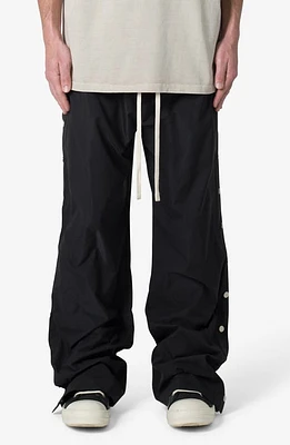 mnml Oversize Side Snap Nylon Pants Black at Nordstrom,