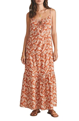 Faherty Sun Chaser Maxi Dress Ginger Floral at Nordstrom,