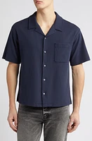 FRAME Duo Fold Relaxed Short Sleeve Button-Up Shirt at Nordstrom,