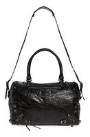 Balenciaga Le Cagole Leather Duffle Bag in Black at Nordstrom