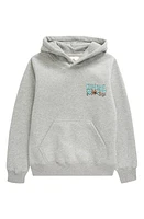 Rip Curl Kids' Shred Fleece Graphic Hoodie Grey Marle at Nordstrom,