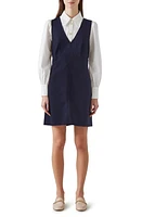 LK Bennett Mariner Pinafore Dress Navy at Nordstrom, Us