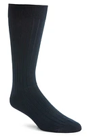 Pantherella Pembrey Solid Dress Socks Navy at Nordstrom,