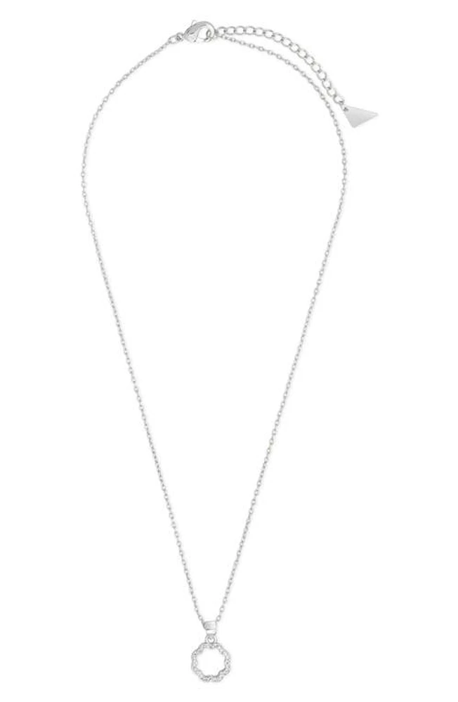 Sterling Forever Marisole Pendant Necklace in Silver at Nordstrom