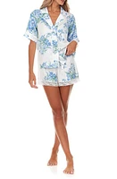 Flora Nikrooz Selena Floral Satin Short Pajamas at Nordstrom,