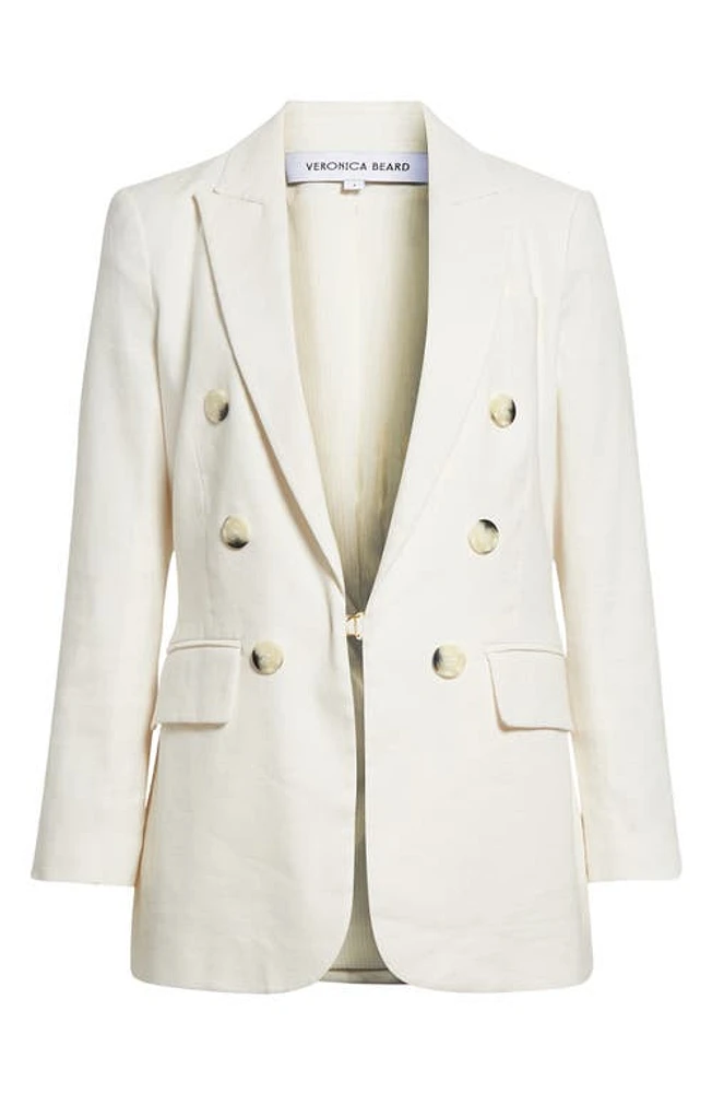 Veronica Beard Bexley Dickey Jacket Off White at Nordstrom,