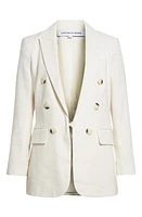 Veronica Beard Bexley Dickey Jacket Off White at Nordstrom,