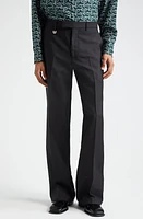 burberry Tailored Wool & Silk Pants Black at Nordstrom,