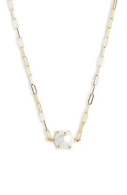 Poppy Finch Bubble Cultured Pearl Pendant Necklace in Gold at Nordstrom, Size 16