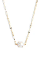 Poppy Finch Bubble Cultured Pearl Pendant Necklace in Gold at Nordstrom, Size 16