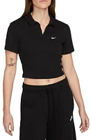 Nike Essentials Stretch Crop Polo at Nordstrom,