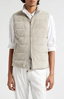 Eleventy Down Reversible Vest in Verde E Grigio Chiaro at Nordstrom, Size 44 Us