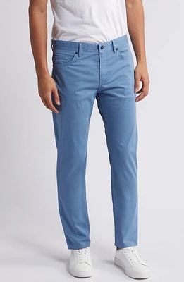 BOSS Delaware Straight Leg Five Pocket Pants Light Blue at Nordstrom, X 32