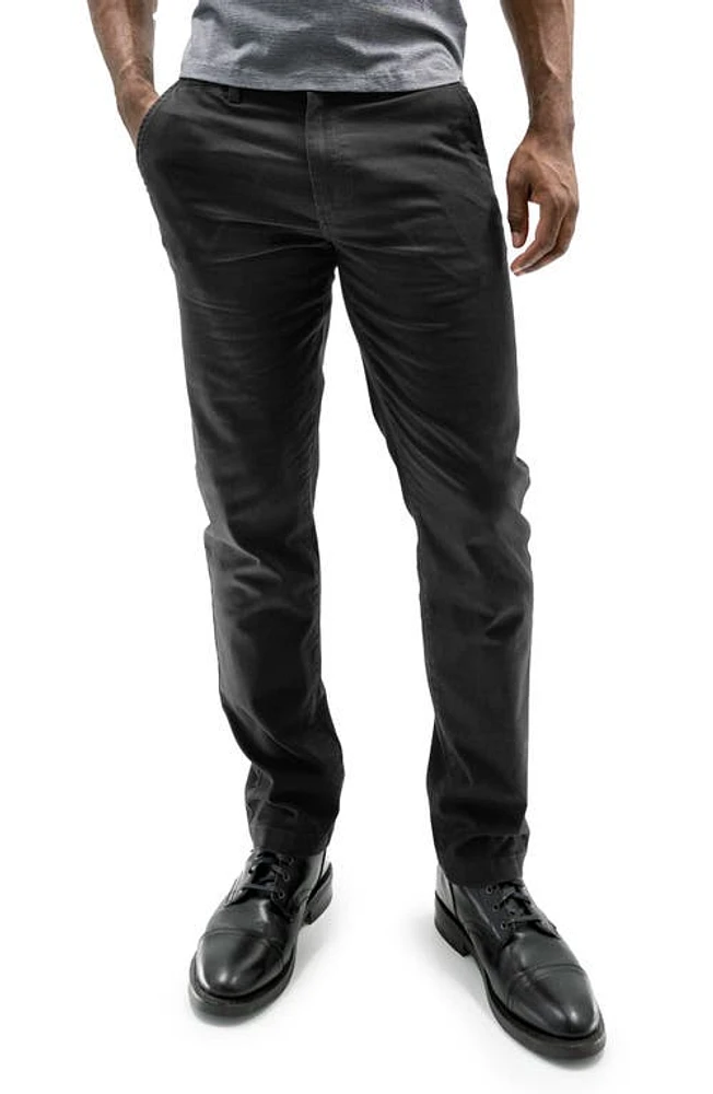 Devil-Dog Dungarees Performance Stretch Chino Pants Black at Nordstrom, X