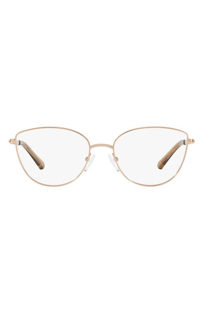 Michael Kors 54mm Optical Glasses in Rose Gold at Nordstrom