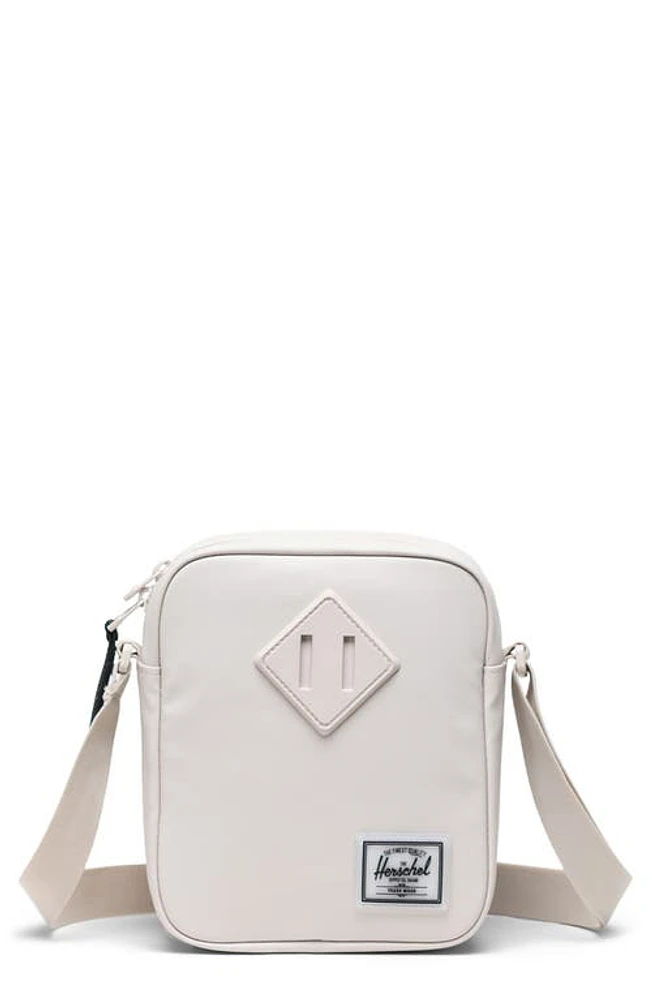 Herschel Supply Co. Heritage Water Resistant Recycled Polyester Crossbody Bag in Moonbeam Tonal at Nordstrom