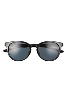 Smith Eastbank 52mm ChromaPop Polarized Round Sunglasses in Black /polarized Black at Nordstrom