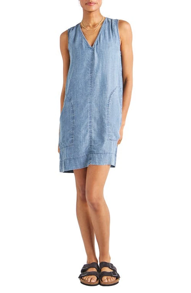 Splendid Dawson Sleeveless Shift Dress in Indigo at Nordstrom, Size Small