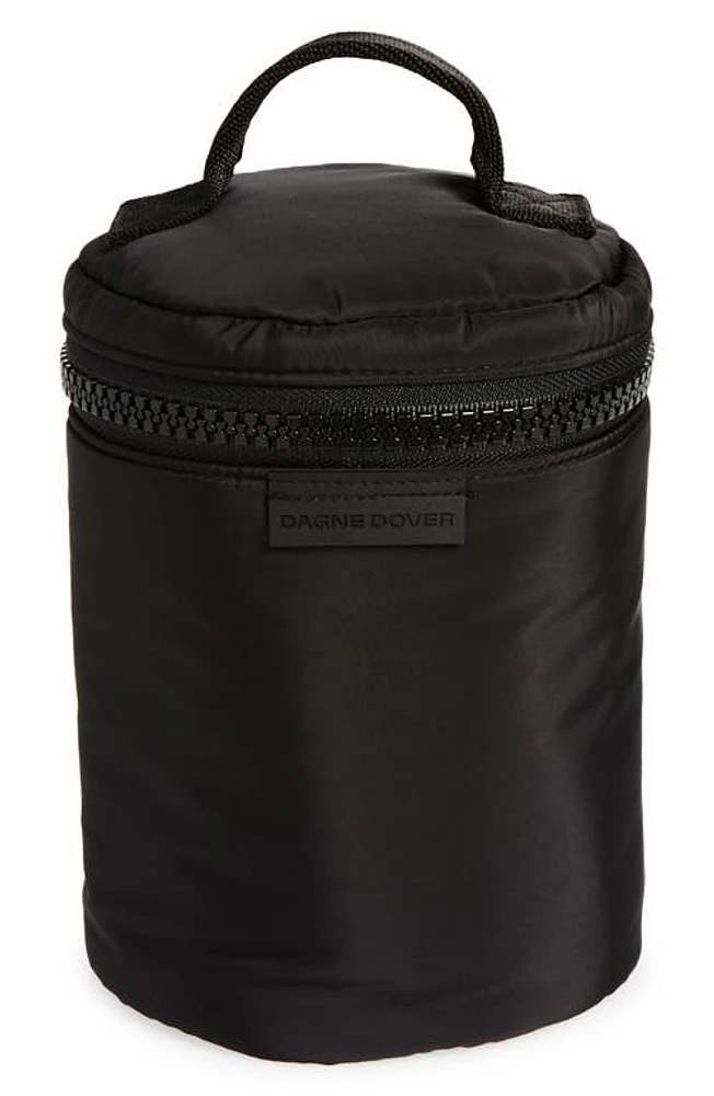 Dagne Dover Large Mila Water Resistant Toiletries Tote in Onyx at Nordstrom