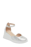 Wonders Metallic Wedge Sandal at Nordstrom,