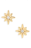 Estella Bartlett North Star Stud Earrings in Gold at Nordstrom