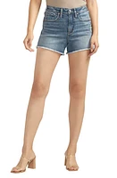 Silver Jeans Co. Beau Fray Hem Denim Shorts Indigo at Nordstrom,